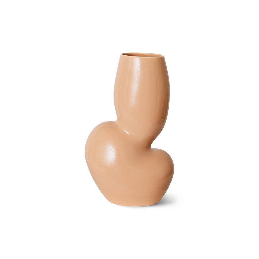 organic shaped flower vase