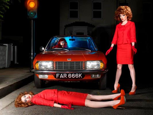 Mel Bagshaw - Nine Lives - Orange car