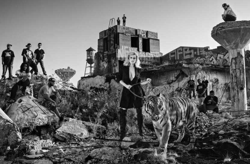 Detroit by David YArrow black and white photo
