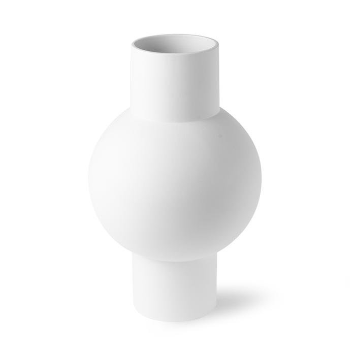 Ceramic vase - white