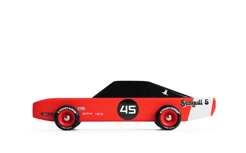 red seagull sportscar number 45