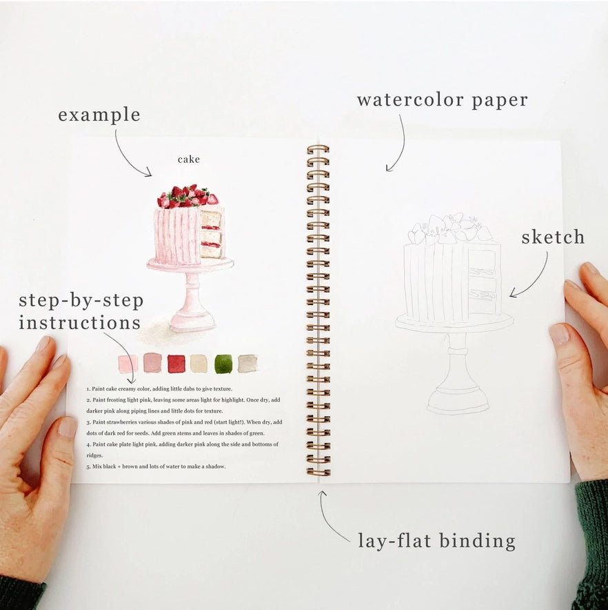 flatly of a water coloring book