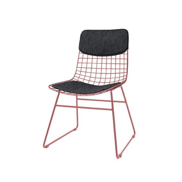 comfort kit felt black for metal wire chair