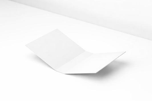 White metal V-stand with a subtle texture on a white background