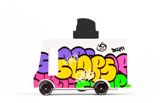 Graffiti Van Black