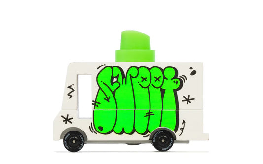 Graffiti Van Green