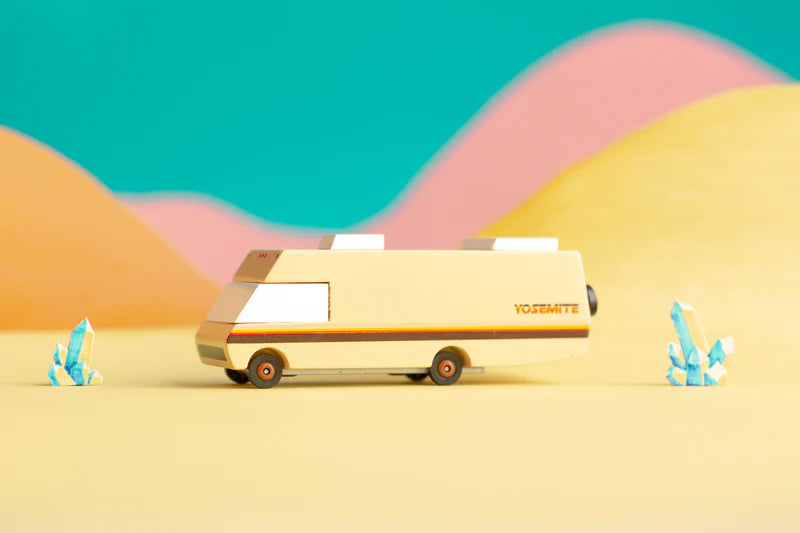 retro Yosemite RV wooden collectible toy