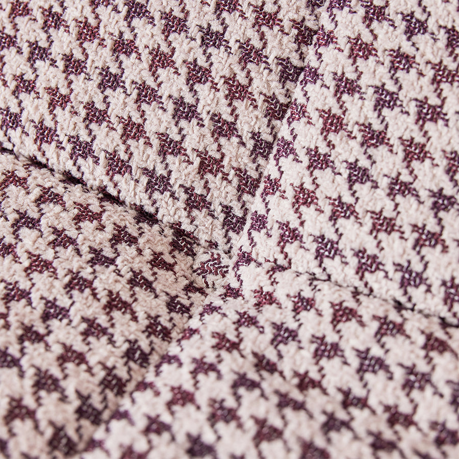 detail textured pattern fabric lounge chair