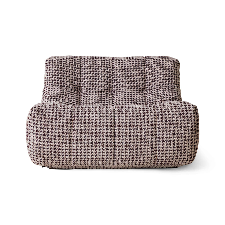 textured pattern fabric lounge chair