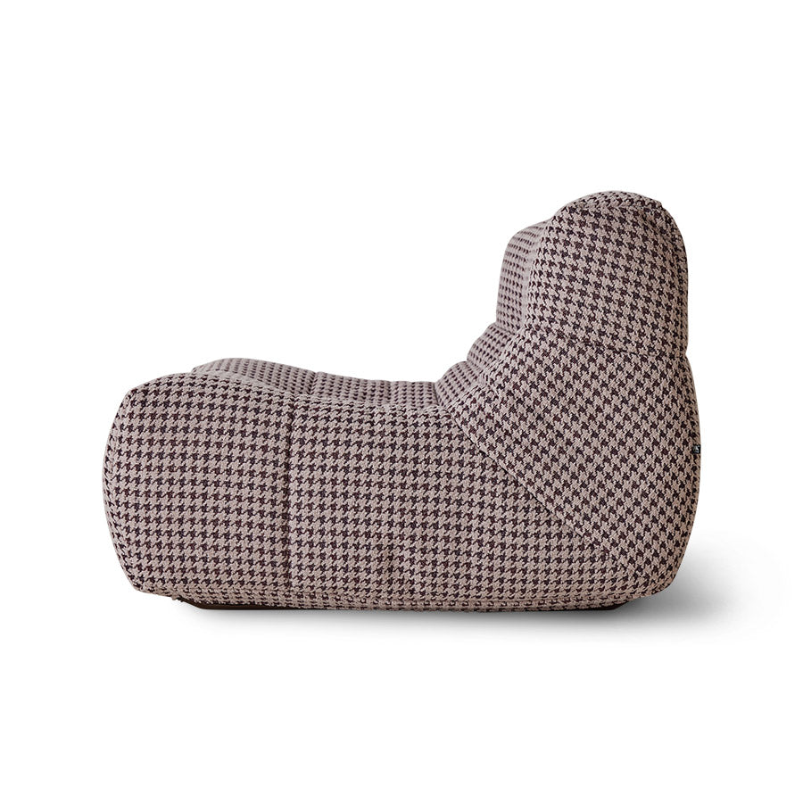 textured pattern fabric lounge chair