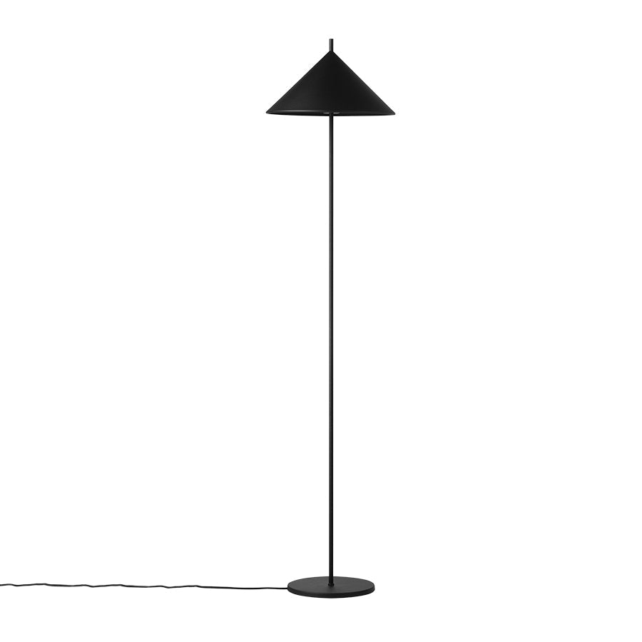 Nordic style minimalistic tall floor lamp with triangle shape 