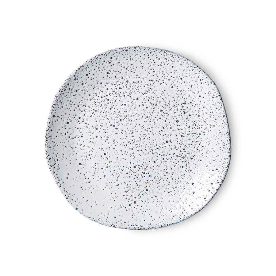 Gradient ceramics - dessert plates cream (set of 2)