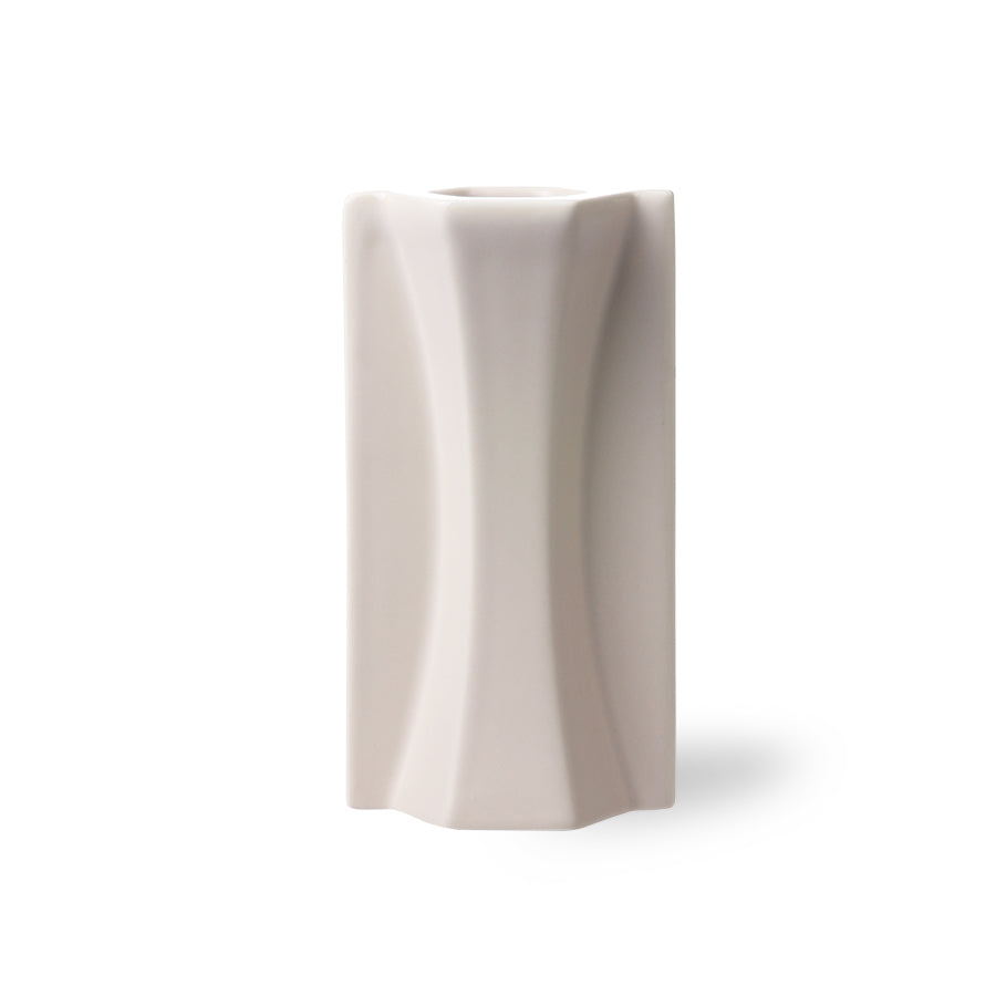 small sculptural flower vase matte finish