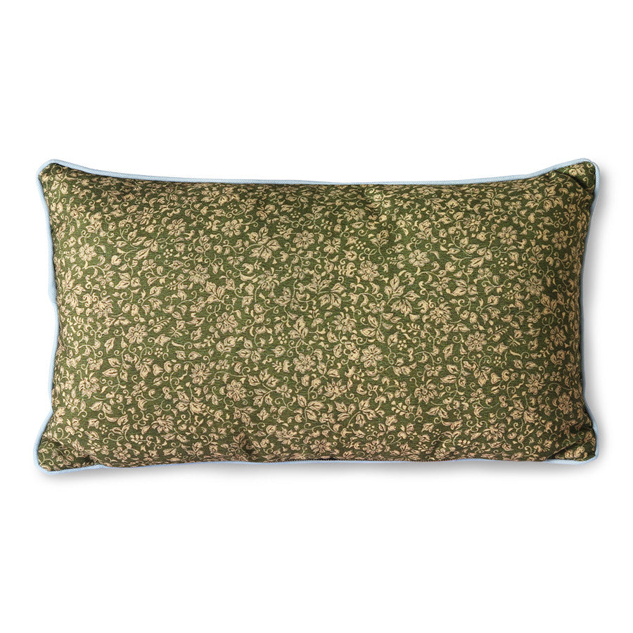 double sided vintage inspired lumbar pillow