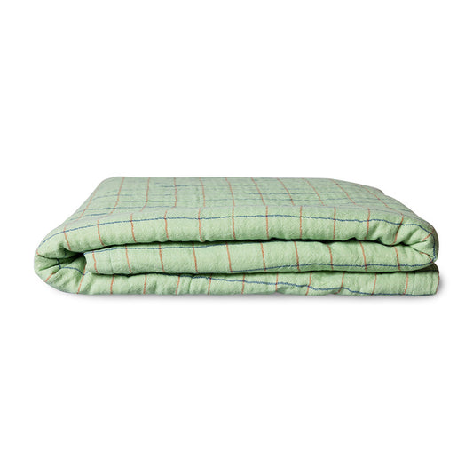 green throw blanket