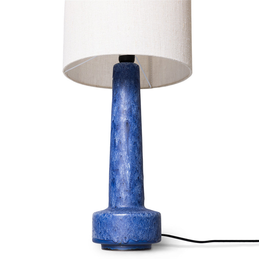 Retro style blue table lamp